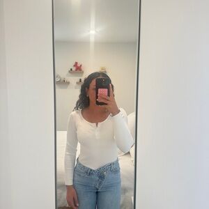 Hire king sleeve rubbed bodysuit